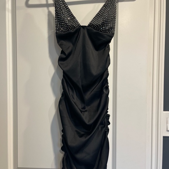 Victoria’s Secret x For Love and Lemons Satin & Rhinestone Slip Dress - Picture 6 of 9